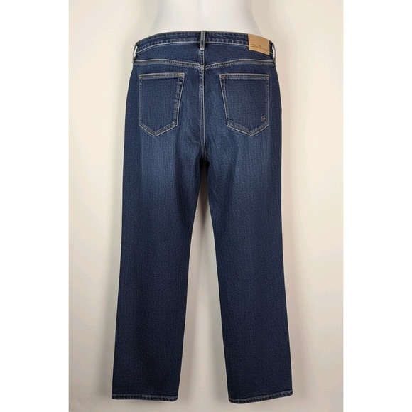 Seven7 Jeans Size 10 Loose Straight Mid Rise Denim Blue Jeans Pre-owned - Picture 3 of 16